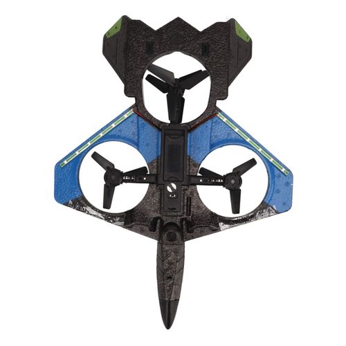 Drone Hd Rc Avec Lumieres, Photographie Aerienne, Excellent Cadeau Pour Garcons Et Filles, Bleu, 1 Batterie
