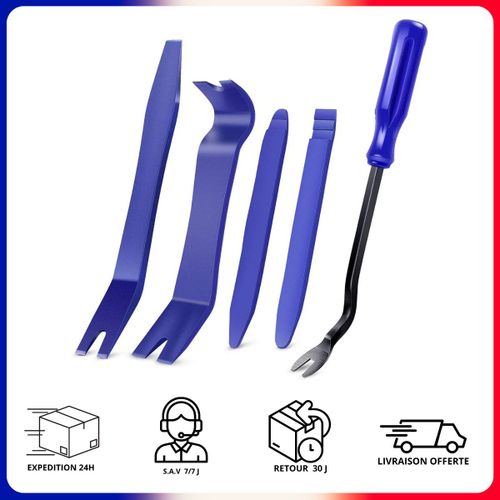 Kit De Démontage Garniture Voiture Intérieure Tableau De Bord Porte 5 Outils