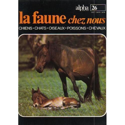 La Faune Chez Nous  N° 26 : Chiens, Chats, Oiseaux, Poissons, Chevaux