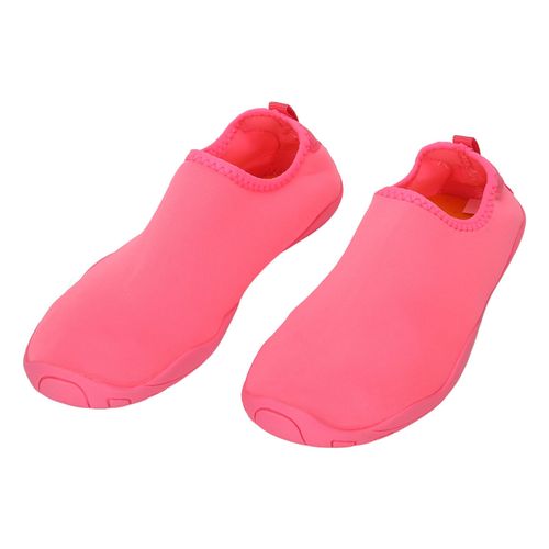 1 Paire De Chaussures De Plage Impermeables Et Anti-Sable Pour Femmes, Chaussures De Sport Nautique Legeres En Maille Respirante Pour La Natation Et La Peche, Rose, Pointure 37
