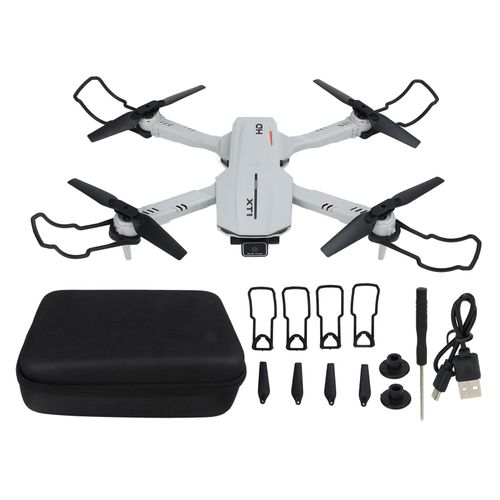Drone Xt1 A Evitement Automatique D'obstacles, Camera Hd 4k, Prise De Vue Aerienne, Quadricoptere Rc, Wifi, Gris-Qhfen