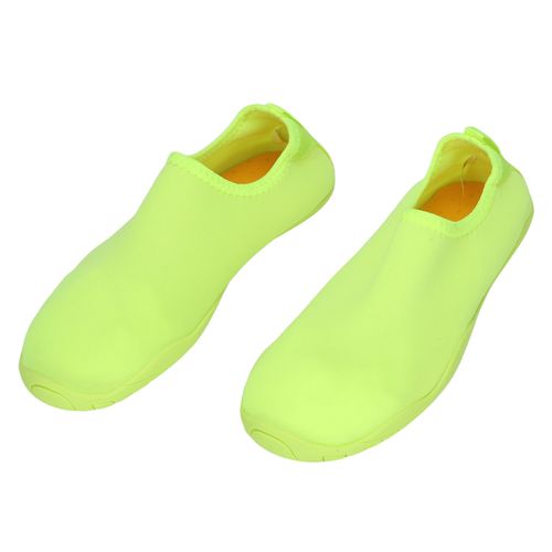 1 Paire De Chaussures De Plage Impermeables Et Anti-Sable Pour Femmes, Chaussures De Sport Nautique Legeres En Maille Respirante Pour La Natation Et La Peche, Couleur Fluorescente, Taille 37