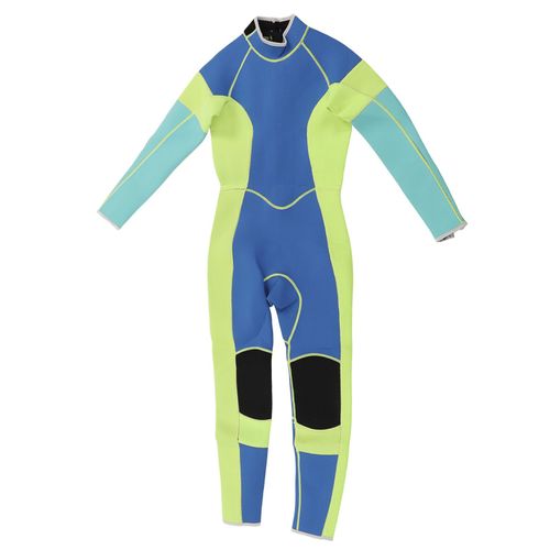 Combinaison De Plongee Thermique Une Piece A Manches Longues Et Epaisse De 3 Mm Pour Femmes, Ideale Pour Les Sports Nautiques, Taille L