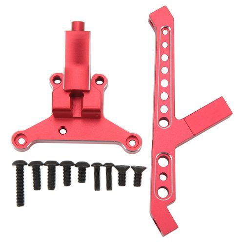 Support De Chassis Avant Rc En Alliage D'aluminium Pour Voiture Rc 4 Roues Motrices 1/8 Traxxas Sledg, Rouge-Qhfen