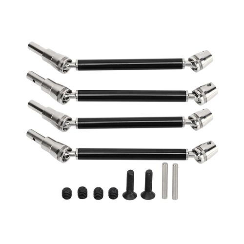 Lot de 4 arbres de transmission CVD avant et arriere pour voiture telecommandee ARRMA 1/10, kit de remplacement noir