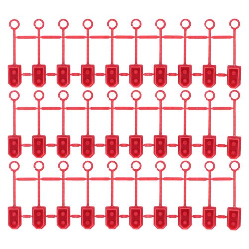 Lot de 30 cache-bornes de batterie au lithium pour drone, etanches a la poussiere, etui de protection pour prise XT60, rouge
