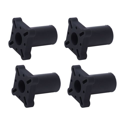 Lot de 4 connecteurs de buse en Y pour drone, en silicone noir, anti-fuite, pour pulverisateur agricole