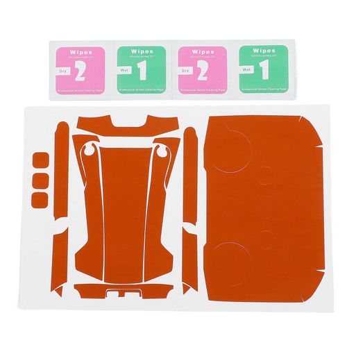 Autocollant Fluorescent Pour Drone, En Pvc Impermeable Et Repetable, Pour Telecommande Dji Mini 3 Pro, Orange-Qhfen
