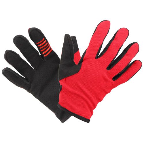 Gants De Moto Unisexes, Respirants, Pour Ecran Tactile, Pour L'hiver, L'automne Et Le Printemps, Rouge, Taille L