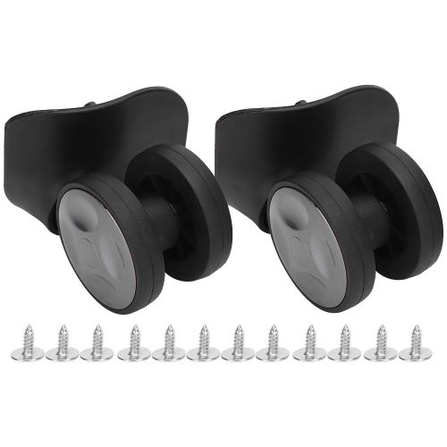 1 Paire De Valises A Barre De Traction Exterieure, Silencieuses, Universelles, Noires