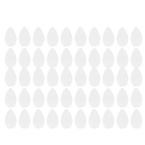 Lot De 50 Leurres Flottants Pour Lancer De Mouches, Materiel De Peche, Blanc