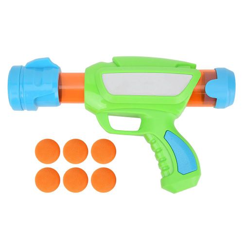 Pistolet de tir interactif pour enfants en plein air, jouet aerodynamique a balle souple, jeu pour enfants