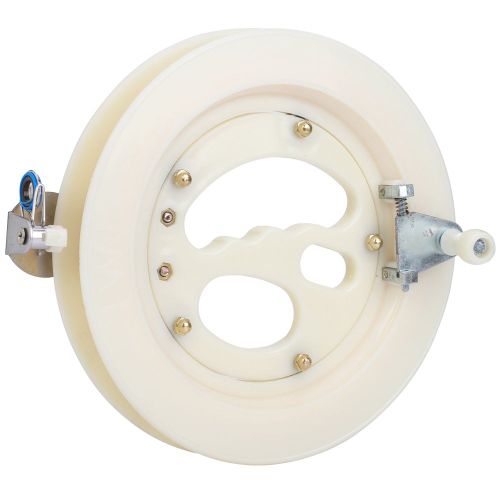 Roue De Cerf-Volant En Plastique Leger Et Durable, Facile A Ouvrir Et A Detacher, Accessoire Pour Cerf-Volant Dynamique (Roue Blanche De 20 Cm, Fil De 200 M)