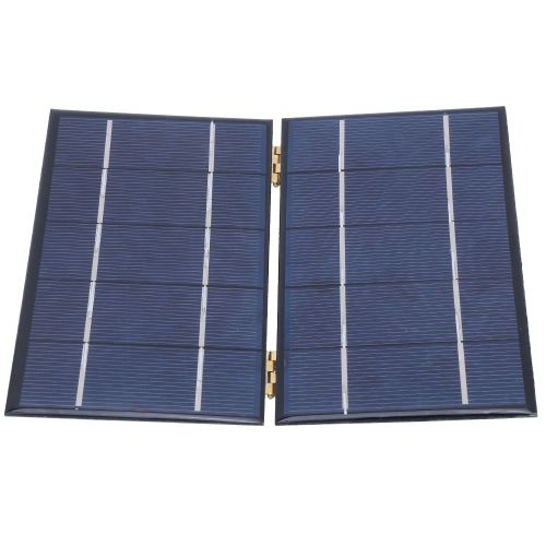 Panneau Solaire Portable Pliable Et Leger De 4,8 W, Chargeur De Telephone Pour Exterieur