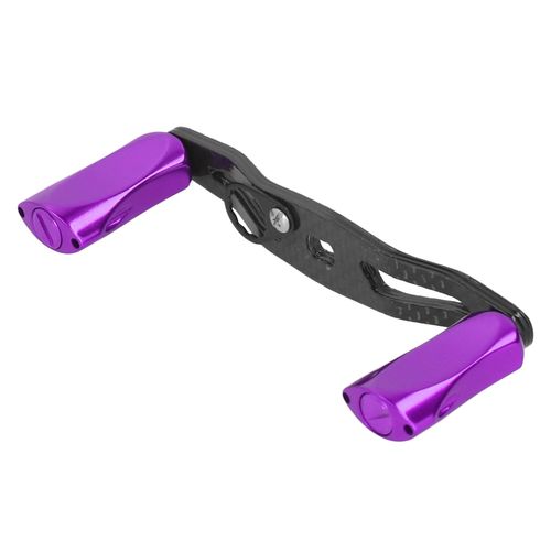 Moulinet A Profil Bas, Conversion, Double Bascule, Poignee Plate, Bouton, Accessoire De Roue De Peche (Violet)