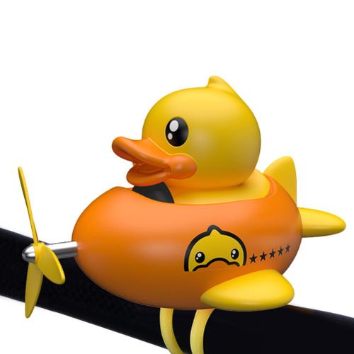 Canard jouet ornements de voiture canard jaune decorations de tableau de bord de voiture jouet de canard d'assaut d'avion
