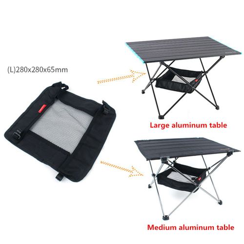 Panier De Rangement Suspendu Pour Table Pliante D'exterieur, Support Sauvage, Sac De Camping, Filet De Finition Pour Chaise, Table De Pique-Nique, Panier De Rangement Suspendu