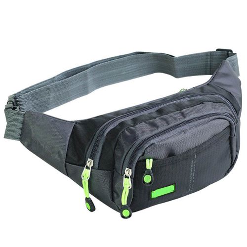 Sac banane de sport impermeable et leger avec poches zippees, pour telephone, portefeuille, sac a bandouliere pour hommes et femmes, randonnee, course a pied