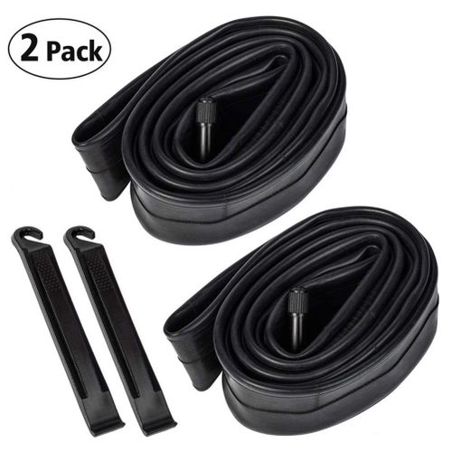 Lot De 2 Chambres A Air Pour Velo Avec 2 Demonte-Pneus (12, 14, 16 Et 18 Pouces) Anti-Crevaison