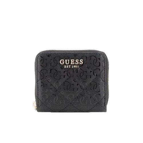 Portefeuille Guess Laurel Logo 4G Femme Noir