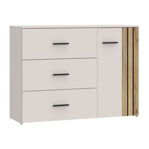 Commode - 3 Tiroirs - Cachemire - L120 X P41x H90 Cm - Waikato