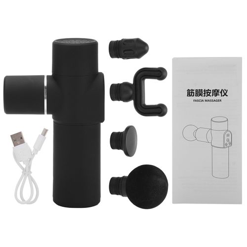 Masseur Electrique De Relaxation Musculaire Profonde, Amincissant, Modelant, Soulageant La Douleur, Masseur De Fascia, Noir