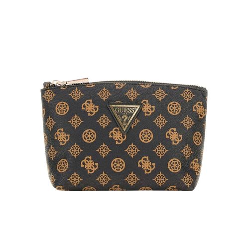 Trousse Guess Wilder Large Femme Marron