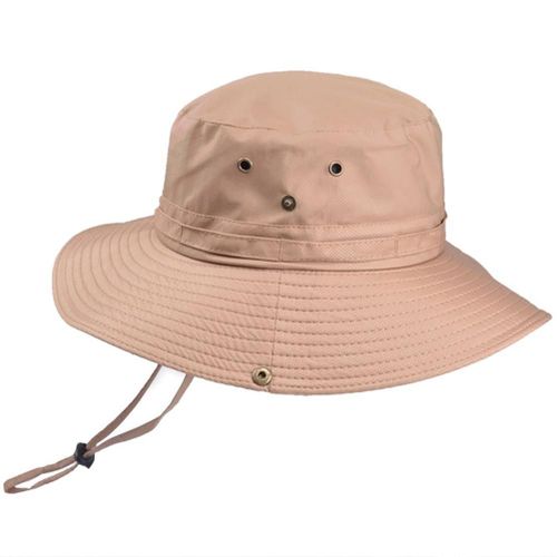 Chapeau Bob Anti-Uv Pour Homme, Chapeau De Soleil, Chapeau De Pecheur, Chapeau De Paille D'exterieur Pour La Peche Et La Chasse