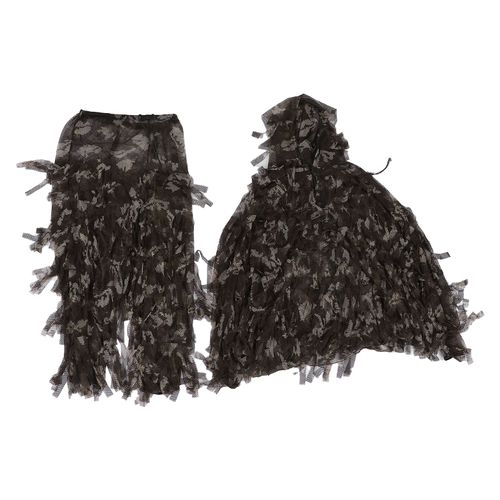 Vetements De Camouflage D'automne, Vetements De Chasse, Combinaison Ghillie De La Jungle, Veste De Cape D'observation Des Oiseaux