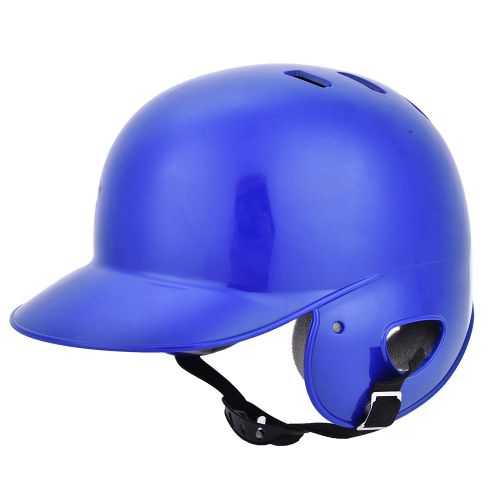 Casque De Baseball De Sport, Equipement De Protection Avec Sangle Pour Adultes, Enfants Et Adolescents (Bleu)