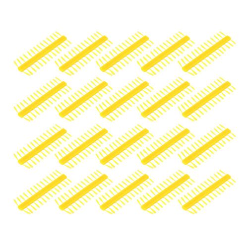 Lot De 20 Leurres De Peche Flottants En Polyethylene, Bouchons Pour Montage Rapide De Cheveux De Carpe, Accessoires De Materiel D'alimentation, Jaune, Taille L