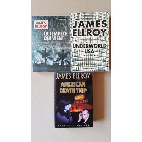 James Ellroy - Lot De 3 Livres