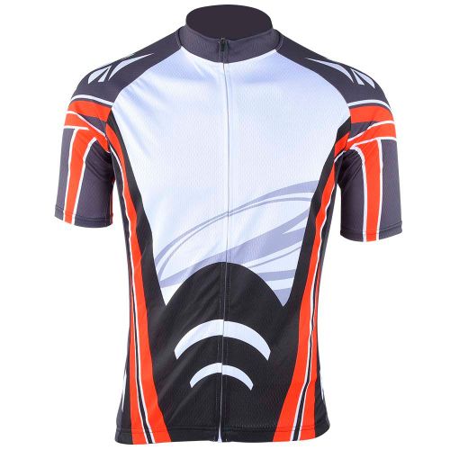 Maillot De Cyclisme A Manches Courtes Pour Homme, Absorbant La Transpiration, Vetements De Sport De Plein Air, Rouge, Taille Xl