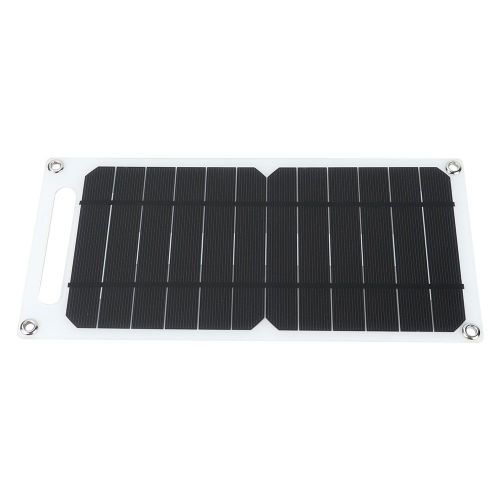 Chargeur De Telephone Portable Exterieur Portable Np-Mb06 6 W 5 V Avec Panneau Solaire En Silicium Monocristallin (Blanc)