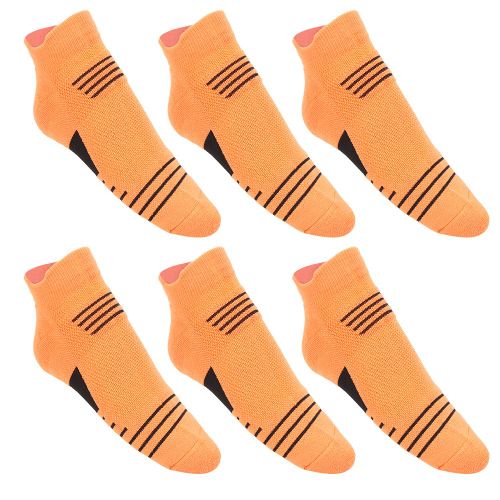 Lot De 3 Paires De Chaussettes Courtes De Sport De Plein Air, Chaussettes De Basket-Ball Souples Et Rembourrees Pour Hommes Et Adultes