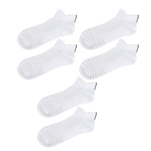 Lot De 3 Paires De Chaussettes De Sport En Coton Pour Homme Et Adulte, Absorbant La Transpiration, Douces Et Confortables.