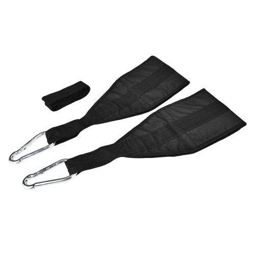 Paire De Sangles De Suspension En Polyester Pour Entrainement Des Muscles Abdominaux Et Barre De Traction