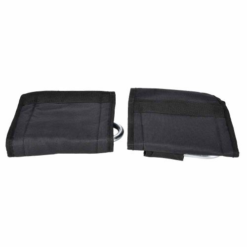 Paire De Sangles Abdominales Noires Durables Pour Barre De Traction