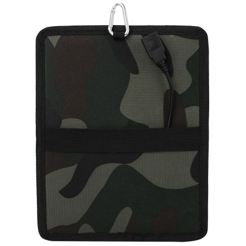 Chargeur De Batterie De Telephone Portable D'exterieur 5,3 W, Panneau Solaire Etanche A Haute Efficacite (Vert Armee)