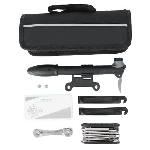 Sahoo Kit D'outils De Reparation De Pneus De Velo D'exterieur Portables Avec Mini Gonfleur