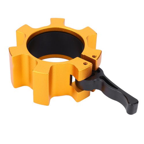 Barre D'halterophilie En Alliage D'aluminium Avec Boucle De Securite Et Clip De Verrouillage, Manchon Pour Carte