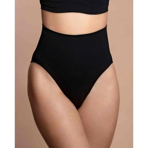 Culotte Taille Haute Invisible Bye Bra Seamless Shapewear - Noir