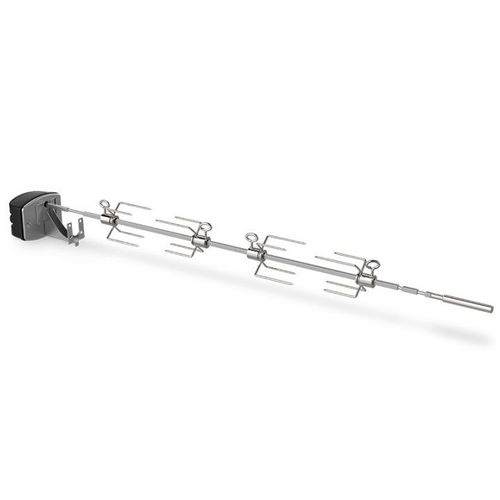 Rôtissoire pour barbecue Genesis 4 brûleurs et barbecue à pellet Searwood XL - Weber