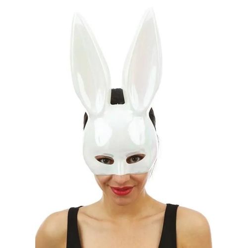 P'tit Clown Re23391 - Demi Masque Lapin Irisé