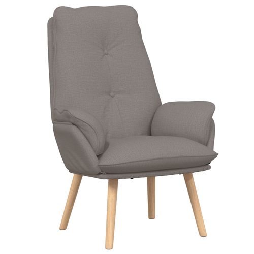 Vidaxl Fauteuil Relaxant Taupe Tissu