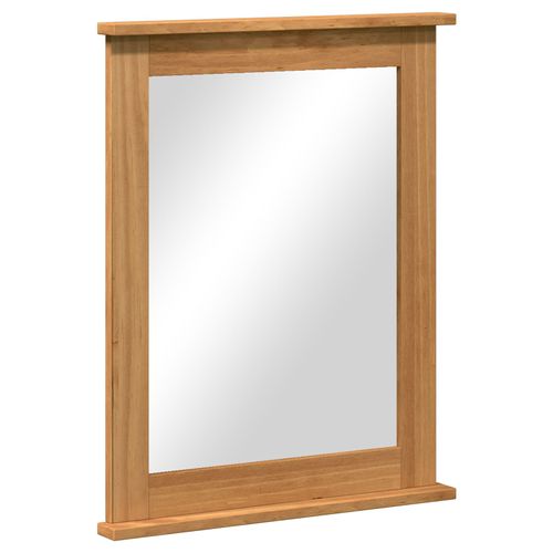 vidaXL Miroir marron miel 55,5 x 5 x 70 cm Bois massif en pin