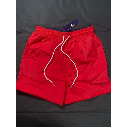 Short De Bain Ralph Lauren Rouge