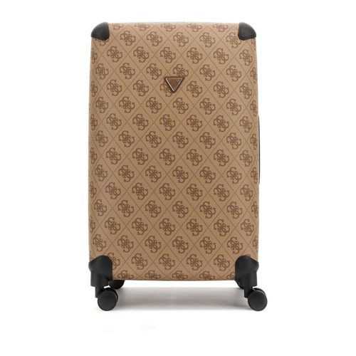 Guess Sac Voyage Berta Toiletry Train Latte Logo/Brown OB8688988