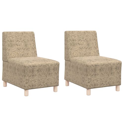 Vidaxl Fauteuil Avec Oreiller 2 Pcs Gris Clair 55 Cm Cuir Suédé Faux