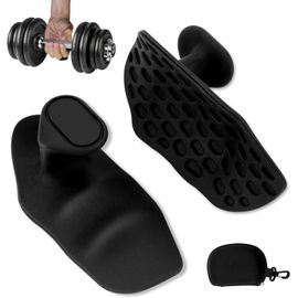 1 Paire De Renforts De Préhension Ergonomiques En Silicone Pour Haltères, Haltères Longues Et Câbles - Accessoire De Gym Pour Hommes Et Femmes[Ela710438]